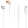 JBL Auriculares Intrauditivos Tune 310C USB-C con Micrófono y Control, Sonido Pure Bass Hi-Res, Color Blanco
